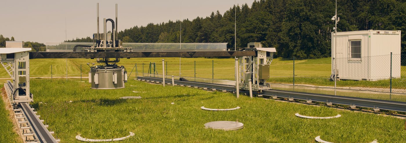 Robotized gas flux measurements at lysimeter station Fendt