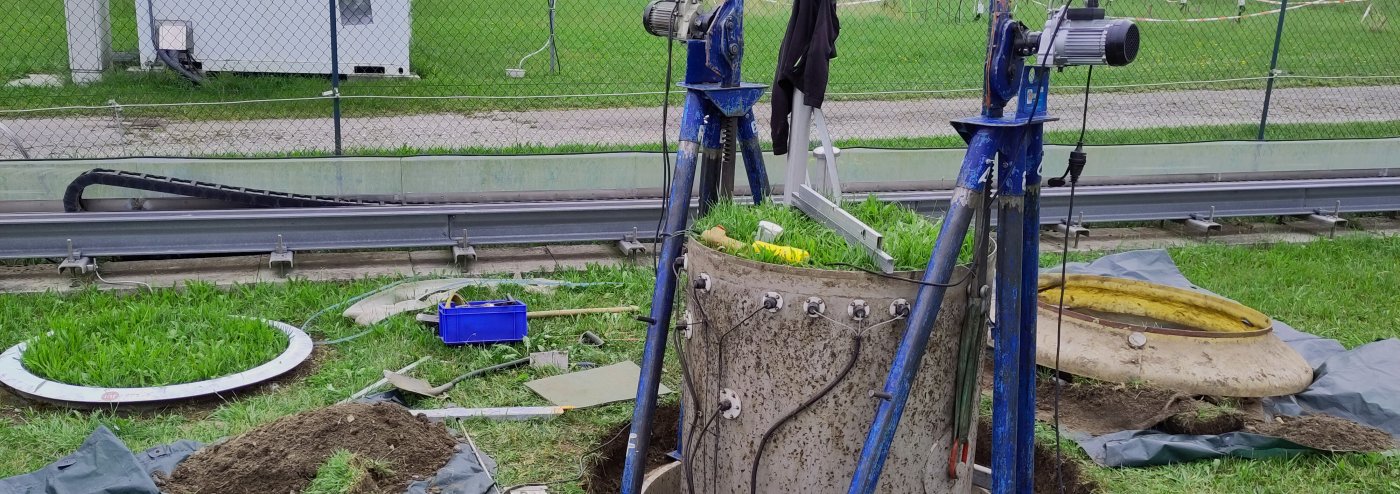 lifted lysimeter for repalcement of broken sensors